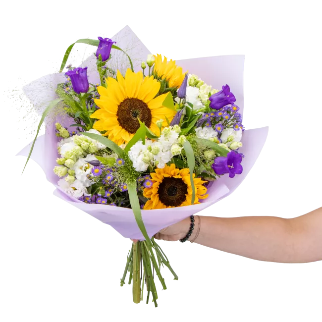 Bouquet with sunflower